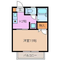 平田町駅 徒歩24分 1階の物件間取画像